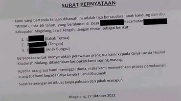 img-title Durhaka, Kakak Adik Lepas Tanggung Jawab Urus Orang Tua ke Panti Jompo
