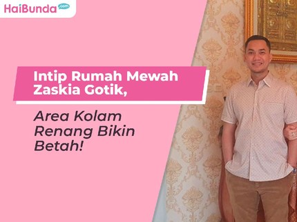 Intip Rumah Mewah Zaskia Gotik, Area Kolam Renang Bikin Betah!