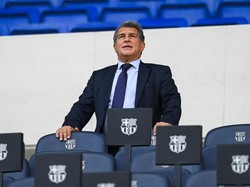 Jelang Barcelona Vs Real Madrid, Laporta Muncul di Layar Iklan Las Vegas