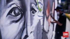 Cerita Peserta Lomba Mural Sempat Ngeri Kritik Polri