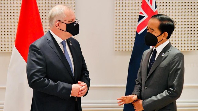 PM Australia, Scott Morrison, menolak kehadiran Presiden Rusia Vladimir Putin dalam KTT G20 yang rencana digelar Oktober mendatang di Bali.