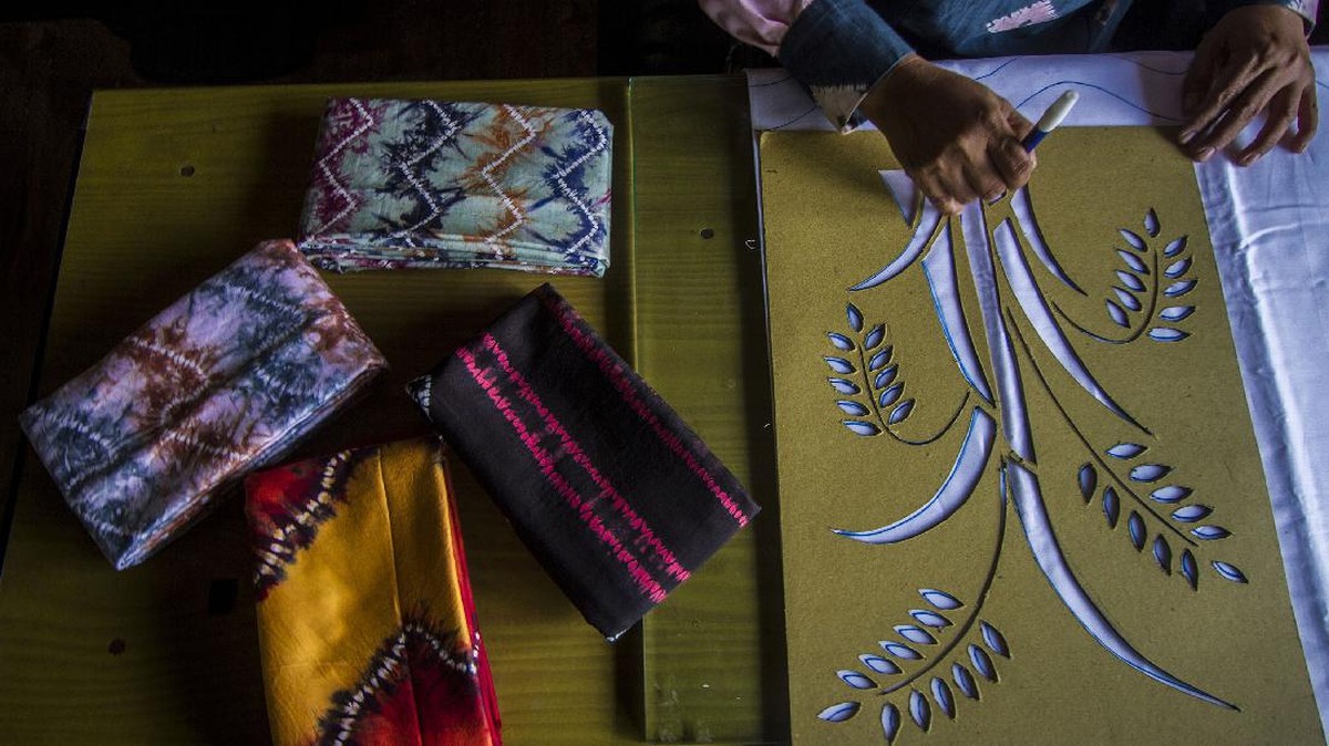 FOTO: Menengok Sasirangan, Kain Sakral Suku Banjar