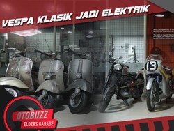 Bengkel Ini Ubah Vespa Klasik Jadi Motor Listrik