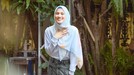 Alyssa Soebandono memiliki gaya padu padan hijab yang simple namun sangat manis&period; Yuk kita intip penampilannya&excl;