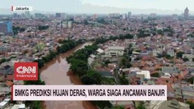 VIDEO: BMKG Prediksi Hujan Deras, Warga Siaga Ancaman Banjir