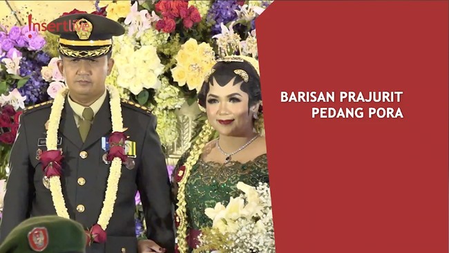 Nikahi Prajurit TNI, Joy Tobing Resmi Jadi Ibu Persit Lewat Pedang Pora