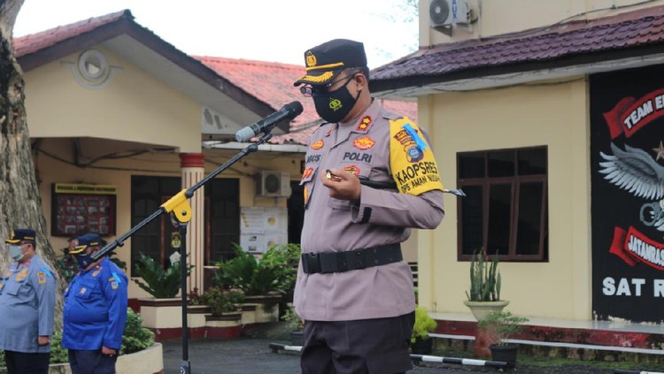 Kapolres Tebing Tinggi AKBP Agus Sugiyarso dimutasi usai video viral istri pamer uang hebohkan warganet (Situs Polres Tebing Tinggi)