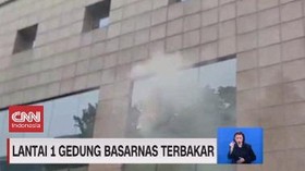 VIDEO: Lantai 1 Gedung Basarnas Terbakar