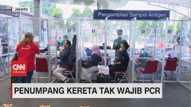 VIDEO: Penumpang Kereta Tak Wajib PCR
