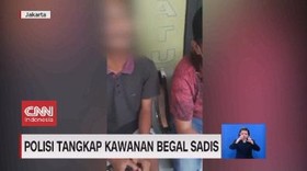 VIDEO: Polisi Tangkap Kawanan Begal Sadis