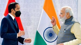 Bertemu Jokowi di KTT G20, PM India Tidak Pakai Masker