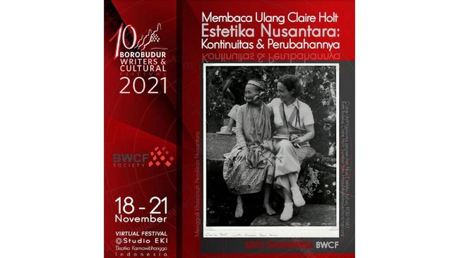 Borobudur Writers and Cultural Festival (BWCF) 2021 akan berlangsung pada 18-21 November ini secara daring.