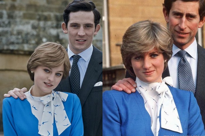 Gayanya di red carpet tentu berbanding terbalik kala memerankan sosok Putri Diana di serial The Crown yang elegan dan klasik. Bagaimana menurutmu Beauties, mirip nggak nih keduanya? Foto:Â instagram