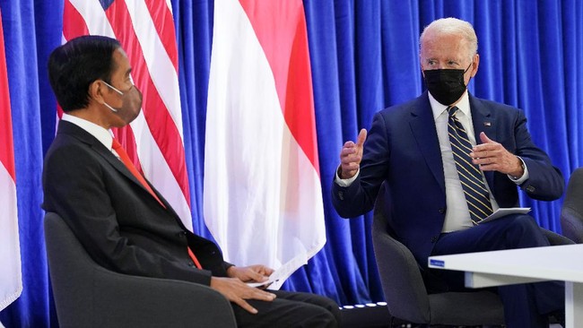 Apresiasi itu diutarakan Jokowi saat menggelar pertemuan bilateral dengan Biden di Nusa Dua Bali pada Senin (14/11) siang.