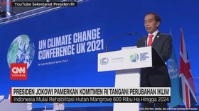 VIDEO: Jokowi Pamerkan Komitmen RI Tangani Perubahan Iklim