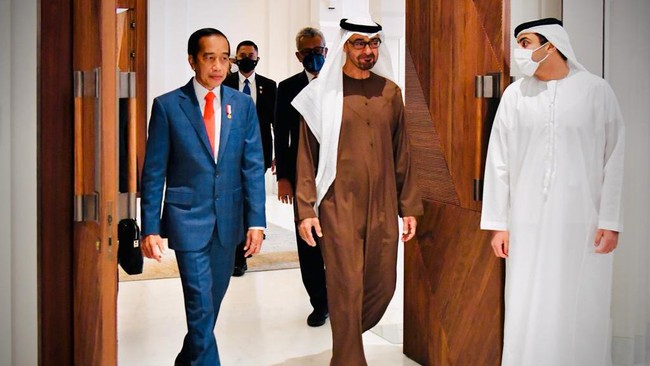 Tak hanya jadi nama jalan, Uni Emirat Arab juga tengah membangun masjid agung yang akan dinamakan Masjid Presiden Joko Widodo.