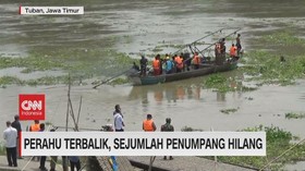 VIDEO: Perahu Terbalik, Sejumlah Penumpang Hilang
