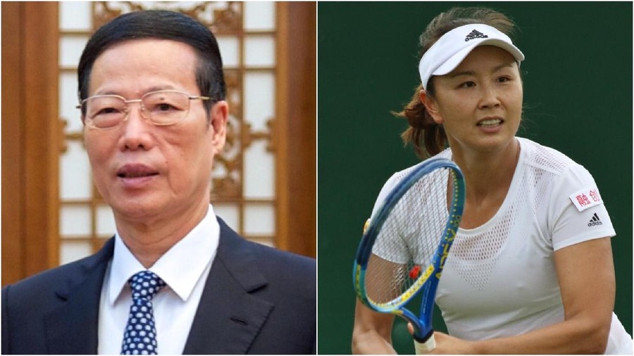 Zhang Gaoli dan Peng Shuai