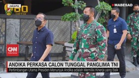 VIDEO: Andika Perkasa Calon Tunggal Panglima TNI