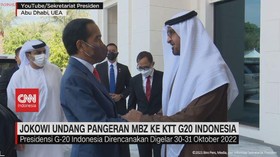 VIDEO: Jokowi Undang Putra Mahkota UEA Hadir KTT G-20 di Indonesia