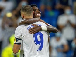 Alamak... Jumlah Gol Vinicius-Benzema Samai Golnya Barcelona