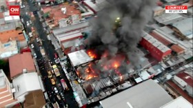 VIDEO: Pasar Terbesar di Ibu Kota Paraguay Kebakaran