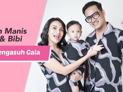 5 Momen Manis Vanessa & Bibi saat Mengasuh Gala