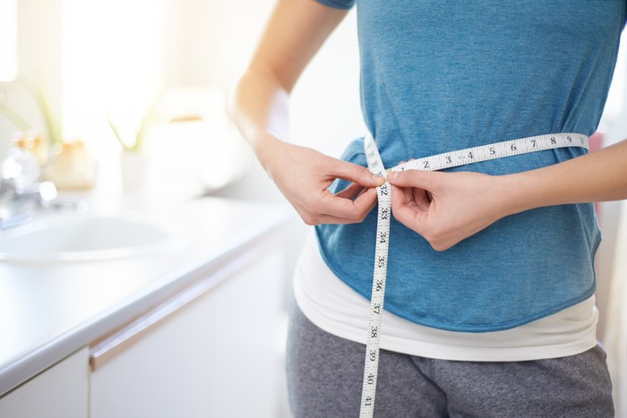 Ilustrasi diet atau perut buncit