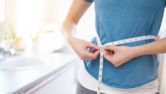 Ilustrasi diet atau perut buncit