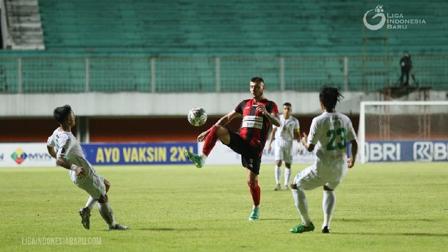 Persipura Jayapura sukses mengalahkan PSS Sleman dalam pertandingan lanjutan Liga 1 2021/2022.