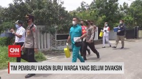 VIDEO: Tim Pemburu Vaksin Buru Warga Yang Belum Divaksin