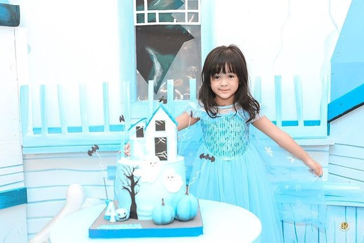 Momen Meriah Pesta Ultah ke-4 Adreena Anak Olla Ramlan & Aufar