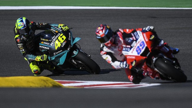 MotoGP Valencia 2021 dapat disaksikan secara live streaming melalui CNNIndonesia.com, Minggu (14/11).