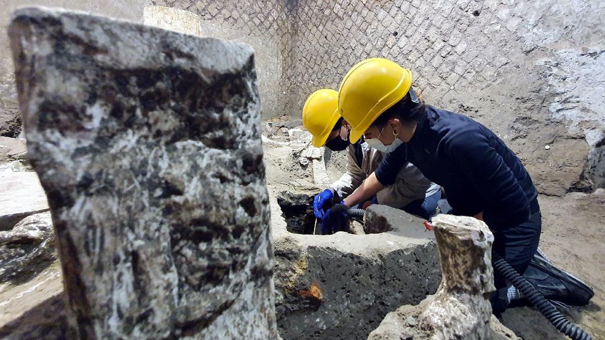 FOTO: Kamar Para Budak Ditemukan di Pompeii
