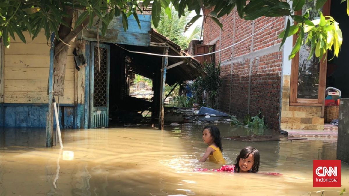 Banjir di Gresik, 4 Ribu Rumah hingga Sawah Terdampak