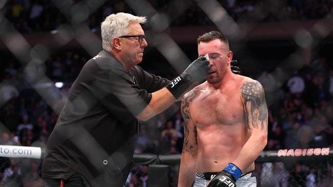 Colby Covington kalah TKO dari Joaquin Buckley dalam duel puncak UFC di Amalie Arena, Tampa, Florida, Minggu (15/12) siang waktu Indonesia.