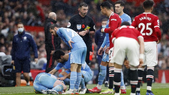 Cristiano Ronaldo frustrasi di waktu yang salah jelang Manchester City vs Manchester United pada lanjutan Liga Inggris, Minggu (2/10).