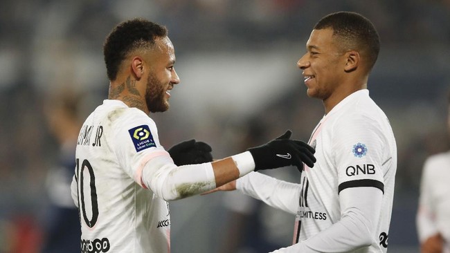 PSG menang meyakinkan 3-2 atas Girondins Bordeaux pada pekan ke-13 Liga Prancis di Stadion Matmut Atlantique, Minggu (7/11) dini hari WIB).