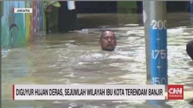 VIDEO: Banjir Genangi Sebagian Wilayah Jakarta