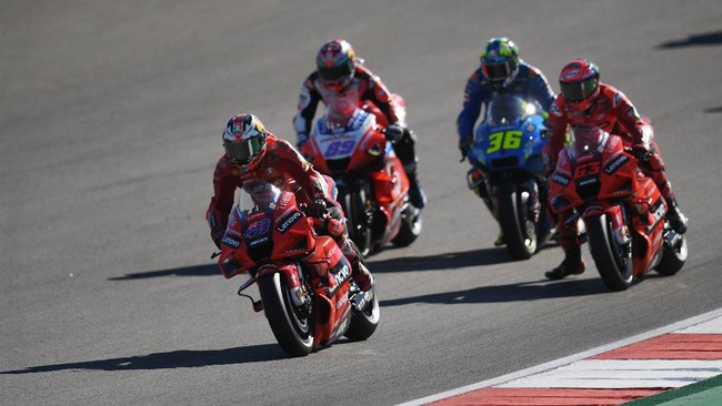 Live streaming MotoGP San Marino 2022 di Sirkuit Misano, Minggu (4/9) malam bisa disaksikan di CNNIndonesia.com.