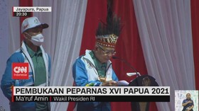 VIDEO: Peparnas ke 16 Papua 2021 Dibuka Wakil Presiden