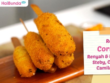 Resep Corn Dog Renyah & Lezat Ala Chef Steby, Cocok untuk Camilan Si Kecil