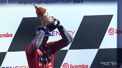 VIDEO: Bagnaia Juara MotoGP Algarve Portugal 2021