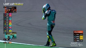 VIDEO: Detik-detik Binder Tabrak Foggia di Moto3 Algarve