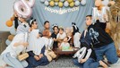 Ririe Fairuz dan Ayus Sabyan tampak kompak merayakan ulang tahun Bian putra sulung mereka&period; Yuk intip potretnya&excl;