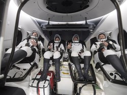 Dragon SpaceX Selamat Tiba di Bumi, Bawa 4 Awak Misi Crew-6