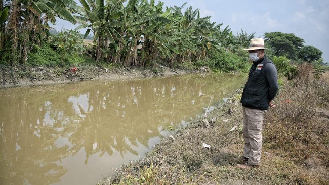 Gubernur Jabar Ridwan Kamil menghasilkan empat lukisan selama menjalani masa karantina selama tiga hari usai menjalani dinas luar negeri.