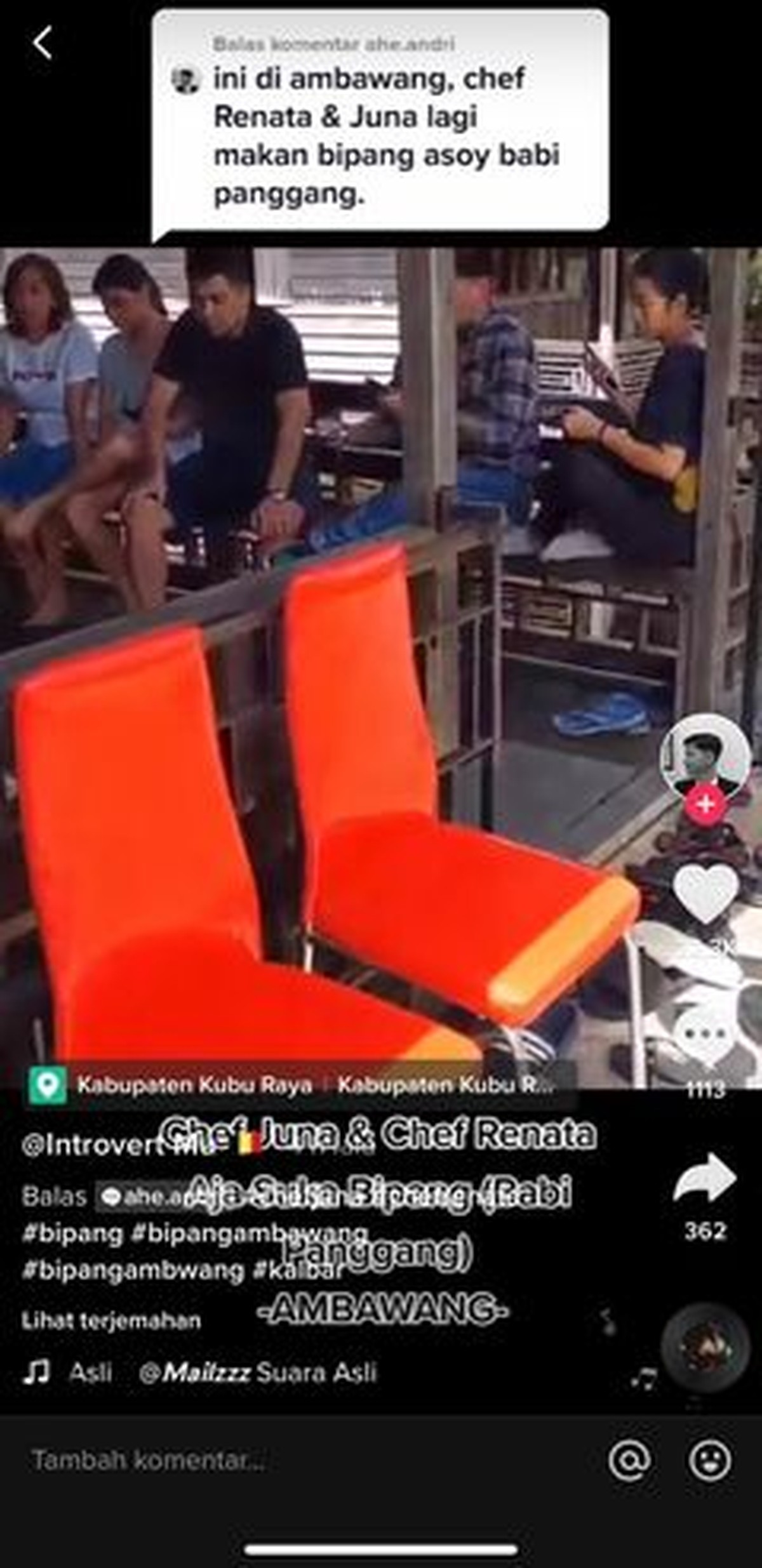 Beredar sebuah video di TikTok yang menampilkan chef Renatta makan babi bikin heboh&comma; yuk intip momennya&excl;