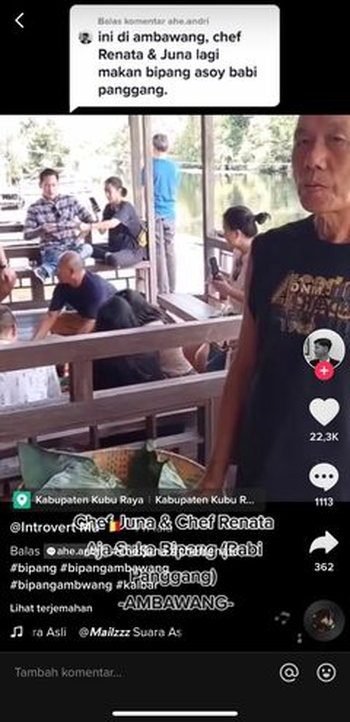Beredar sebuah video di TikTok yang menampilkan chef Renatta makan babi bikin heboh&comma; yuk intip momennya&excl;
