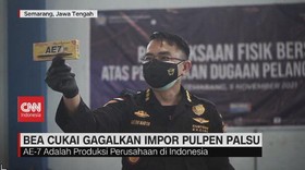 VIDEO: Bea Cukai Gagalkan Impor Pulpen Palsu